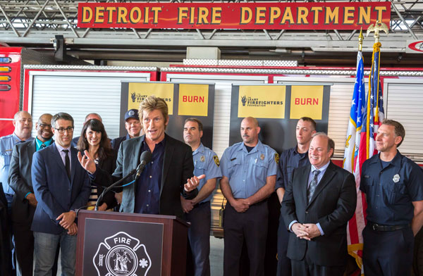 Leary Firefighters Foundation Donates Needed Equipment to Detroit Firefighters