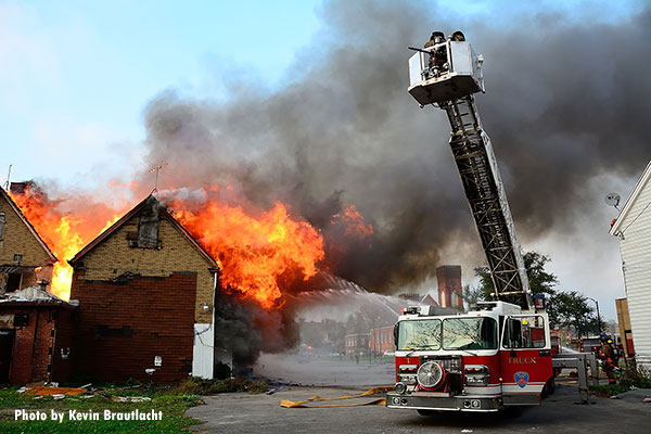 Winds Help Spread Buffalo (NY) Structure Fire