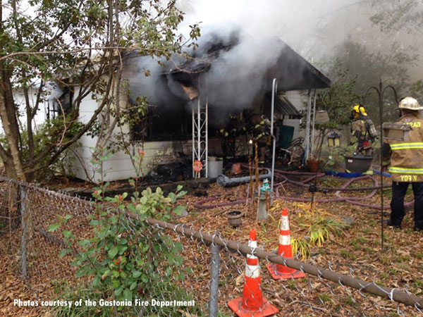 Gastonia (NC) Firefighters Save Elderly Woman From House FIre