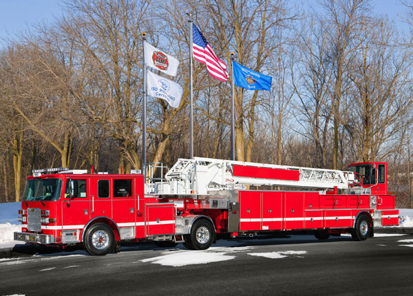 City of Los Angeles (CA) Fire Department Purchases Seven Pierce Aerial Tiller Apparatus