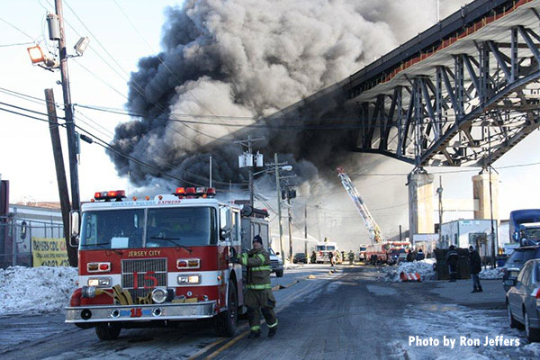 Fire Destroys Kearny (NJ) Trucking Repair Business