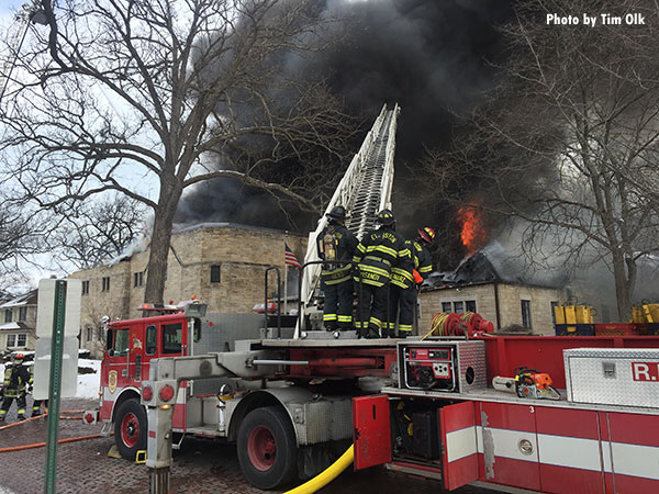 Structural Firefighting: Fire Damages Landmark Wilmette (IL) Building