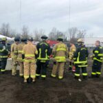 Firefighters training at FDIC International