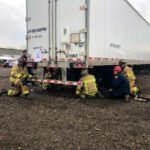 Firefighters training at FDIC