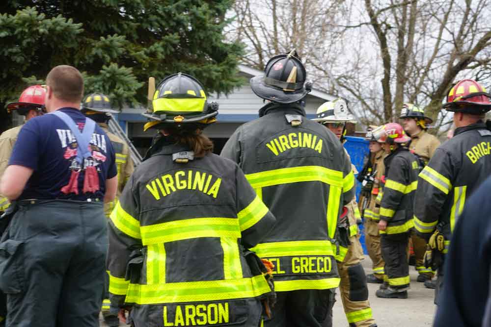 Firefighters training at FDIC International 2019