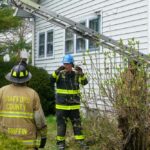 Mike Ciampo instructs firefighters during a hands-on training evolution at FDIC International 2019