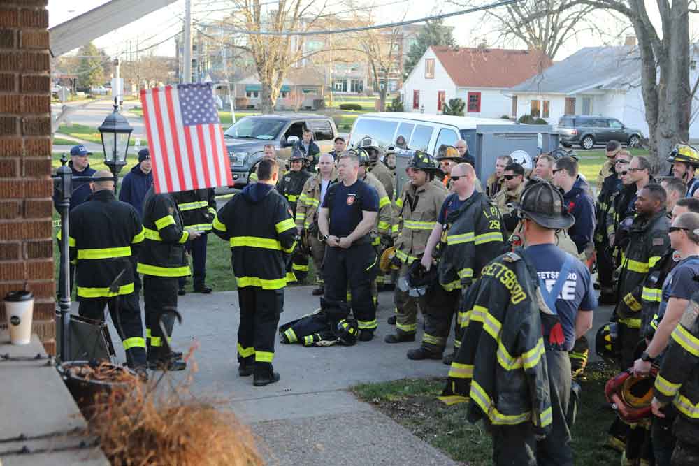 Firefighters training at FDIC International 2019