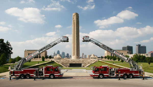 Pierce Fire Apparatus from the Kansas City Fire Department.