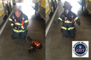 60-second drill firefighter PPE