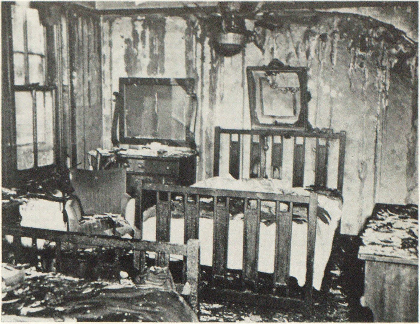 damage to typical room